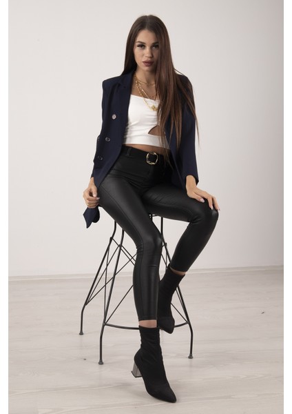 Lacivert Vatkalı Astarlı Blazer Ceket 0105110.02 indirimleri