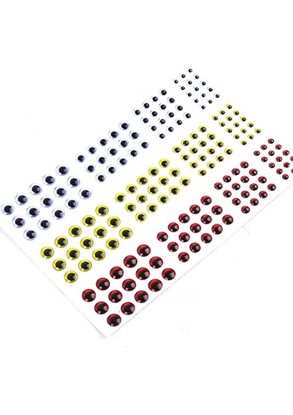 183 Adet 3/4/5/6mm 3D Epoksi Holografik Balıkçılık Lure Gözler Sinek Bağlama Malzemeleri (Yurt Dışından)