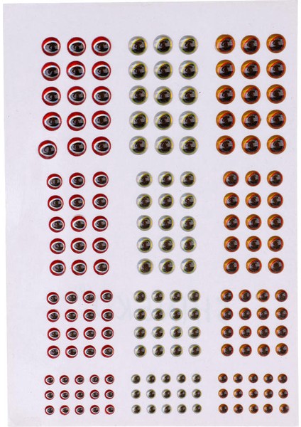 183 Adet 3/4/5/6mm 3D Epoksi Holografik Balıkçılık Lure Gözler Sinek Bağlama Malzemeleri (Yurt Dışından) fiyatları