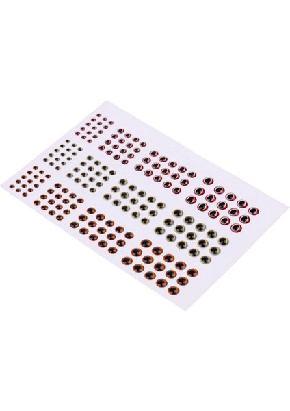 183 Adet 3/4/5/6mm 3D Epoksi Holografik Balıkçılık Lure Gözler Sinek Bağlama Malzemeleri (Yurt Dışından) fırsatları