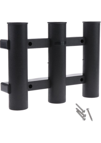 Tekne için 3 Tüp Çubuk Tutucu Braket Soketi - Siyah (Yurt Dışından) fiyatları