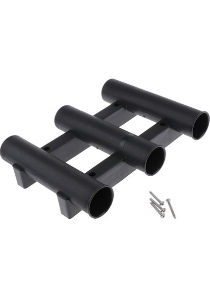 Tekne için 3 Tüp Çubuk Tutucu Braket Soketi - Siyah (Yurt Dışından) modelleri