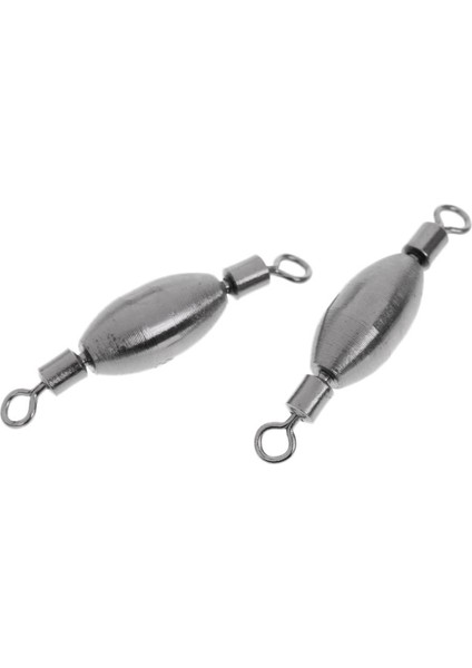10 Adet Bakır Hızlı Battereker Balıkçılık Swivels Haddeleme Varil Swivels Sickle 0.5 (Yurt Dışından)