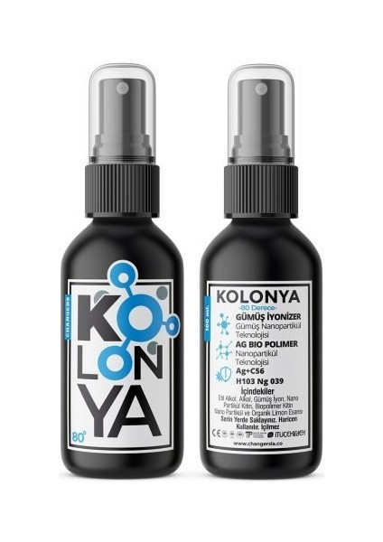 Changers Çocuk Kolonya Gümüş Iyonizer 100 ml