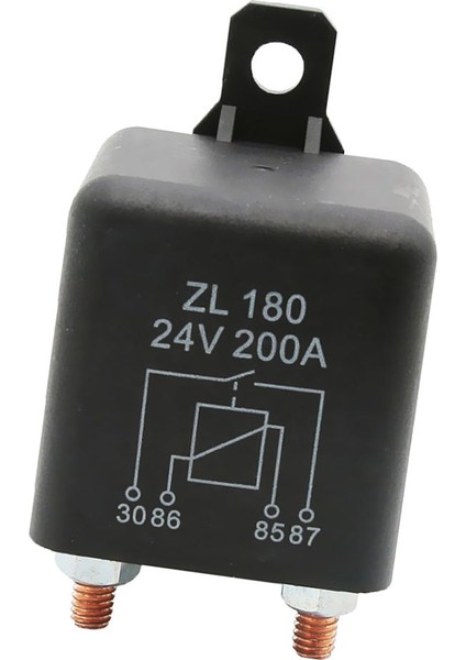 24 V 200A 4 Terminaller Bölünmüş Şarj On / Off Röle Araba Traktör Tekne Rv Için (Yurt Dışından)