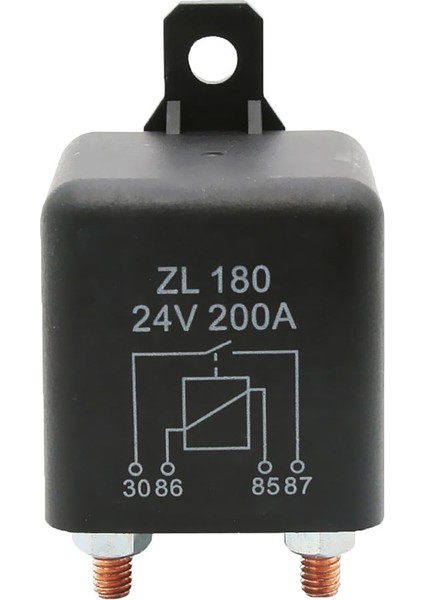 24 V 200A 4 Terminaller Bölünmüş Şarj On / Off Röle Araba Traktör Tekne Rv Için (Yurt Dışından)