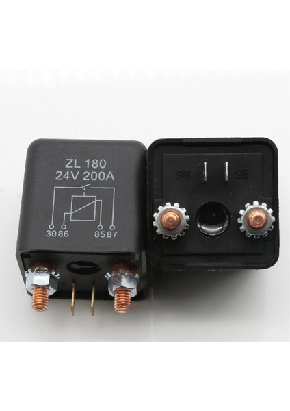 24 V 200A 4 Terminaller Bölünmüş Şarj On / Off Röle Araba Traktör Tekne Rv Için (Yurt Dışından)