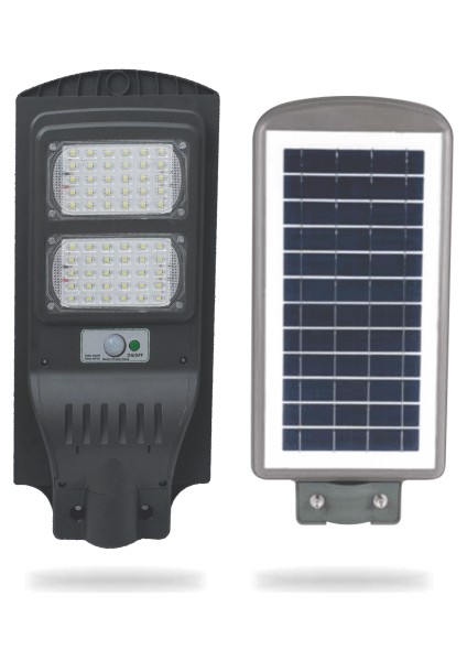 88-0060 Helios 60W Solar Sokak Armatürü Beyaz (Fotosel+Sensör)