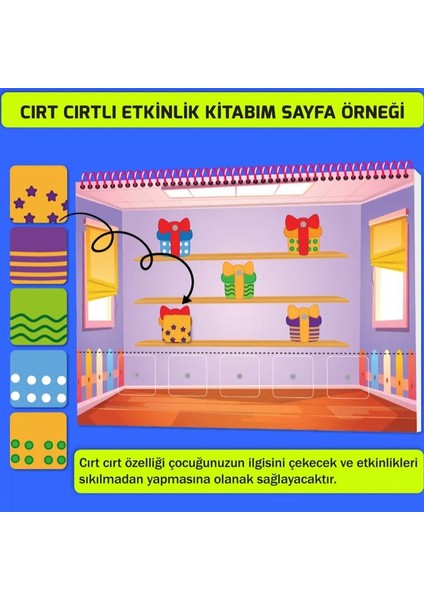 16-24 Ay ve 2-4 Yaş Cırt Cırtlı Etkinlik Kitabım (2 Li Set)