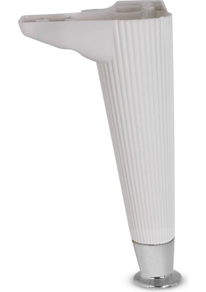 Mobilya Kanepe Koltuk Sehpa Ünite Ayağı 22 cm Baza Ayak (Beyaz-Krom) fiyatları