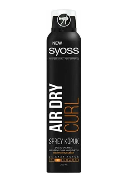 Air Dry Curl Sprey Köpük 200ml