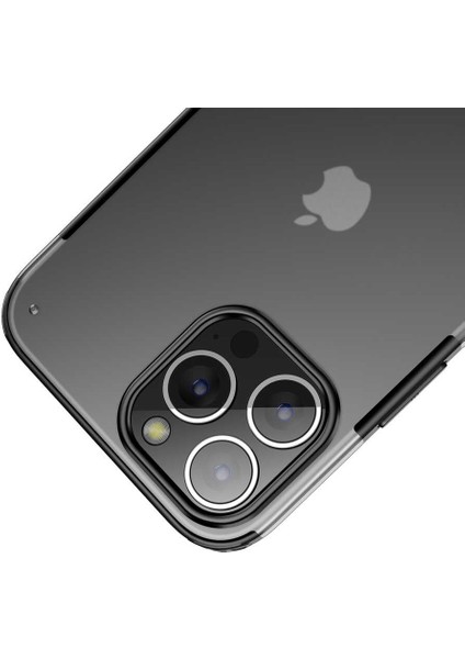 iPhone 13 Pro Venga Serisi Arkası Mat Renkli Premium Kılıf Siyah