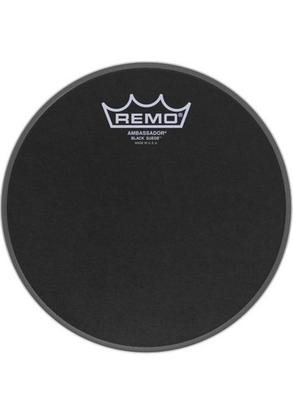 Ambassador® Black Suede 8 Inç Davul Derisi