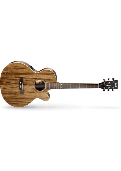 Elektro Akustik Gitar,natürel, Ince Kasa