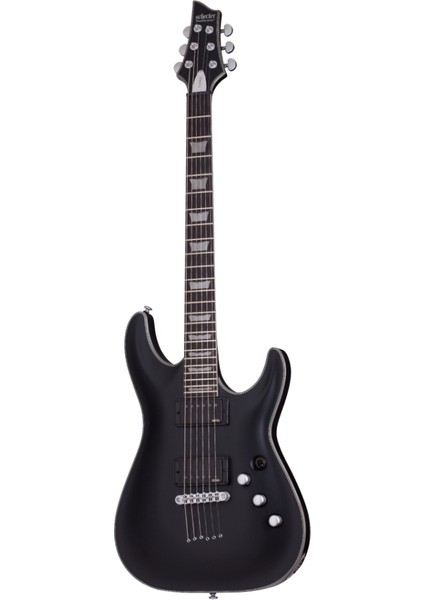Schecter C-1 Platinum Elektro Gitar (See-Thru Siyah Saten)