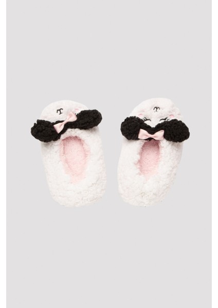 Optik Beyaz Kız Çocuk Cute Ribbon Patik Çorap modelleri