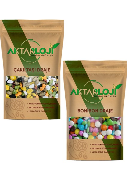 Çakıltaşı 100 gr + Bonibon Çikolata Draje 100 gr 2'li Set