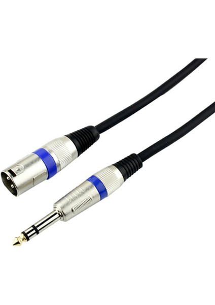 Profesyonel 6.35MM Fiş - Xlr Fiş Ses Kablosu Dönüştürücü (Yurt Dışından)