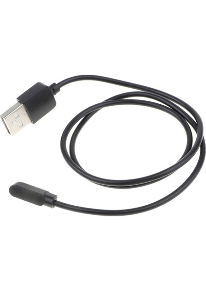 Yüksek Kalite 2pin USB Saat Şarj Kablosu Manyetik Şarj Baz Siyah (Yurt Dışından)