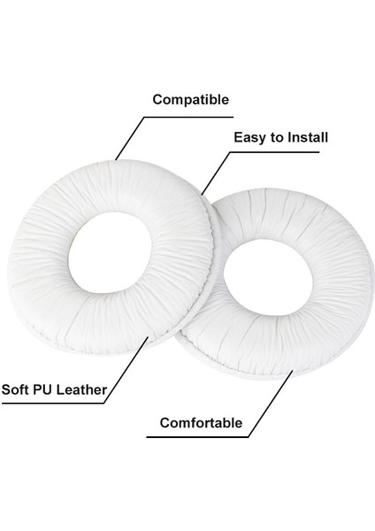 Beyaz Earpads Kulak Pedleri Yastıkları Için Mdr Zx 100 110 300(YURT Dışından)