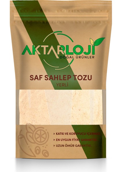 25 gr Saf Toz Salep / Sahlep Bucak'tan