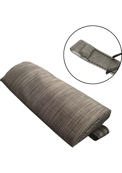 Kafalık Başlığı Patio Lounge Sandalye Recliner Için Kafalık Kafa Yastık Yastığı Ayarlanabilir Kahve (Yurt Dışından)