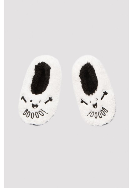 Optik Beyaz Unisex Boo Patik