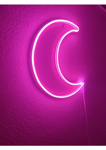 Ay Neon Dekoratif Aydınlatma
