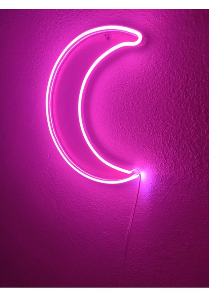 Ay Neon Dekoratif Aydınlatma