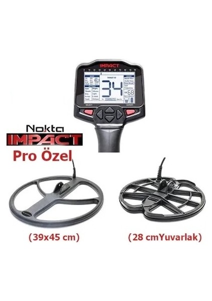 Nokta Nokta&makro Impact Pro Özel Paket - Multi Frekans (5KHZ/14KHZ/20KHZ) - ( Hafif Dedektör )