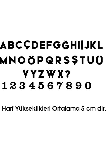 Alfabe-Harfler -Sayılar Mdf Tablo Duvar Süsü -Eğitici Dekoratif Harfler fiyatları