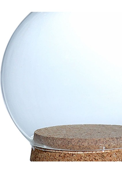 Dekoratif Top Şekilli Cloche Jar Teraryum 12CM modelleri