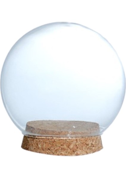Dekoratif Top Şeklinde Cloche Jar Teraryum 10 cm fiyatları