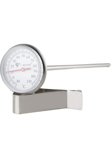 Kahve Espresso Latte Maker Thermometre Süt Frothing Sıvı Büyük Arama Için 14 cm