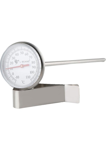 Kahve Espresso Latte Maker Thermometre Süt Frothing Sıvı Büyük Arama Için 14 cm