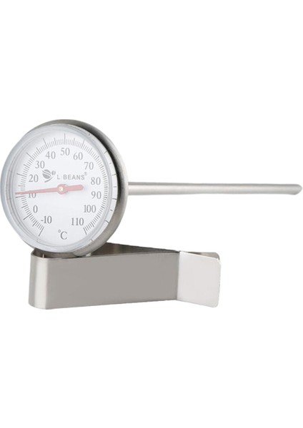 Kahve Espresso Latte Maker Thermometre Süt Frothing Sıvı Büyük Arama Için 14 cm