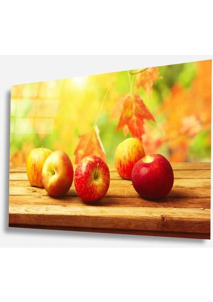 Meyveler Cam Tablo 4mm Dayanıklı Temperli Cam