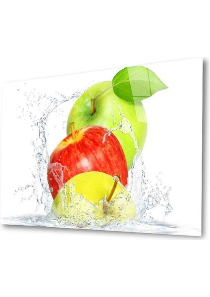 Meyveler Cam Tablo 4mm Dayanıklı Temperli Cam