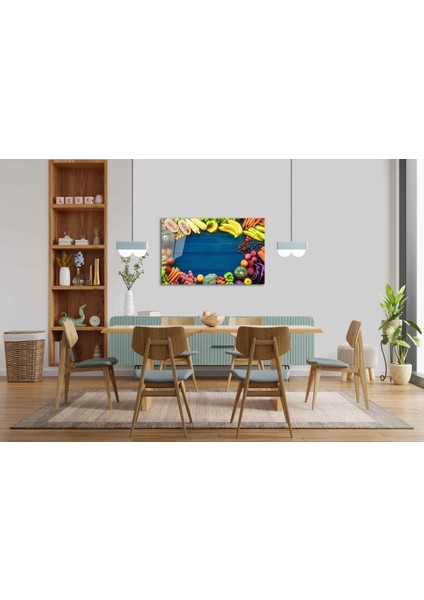 Meyveler Cam Tablo 4mm Dayanıklı Temperli Cam fiyatları