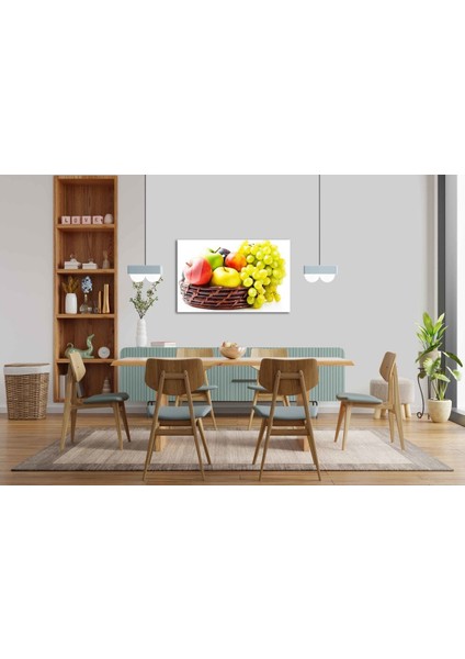 Meyveler Cam Tablo 4mm Dayanıklı Temperli Cam