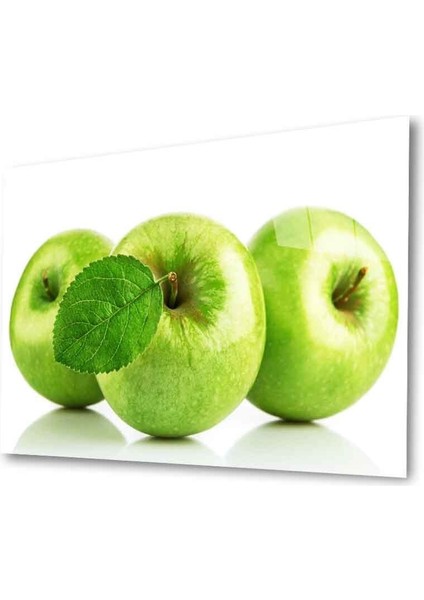 Meyveler Cam Tablo 4mm Dayanıklı Temperli Cam