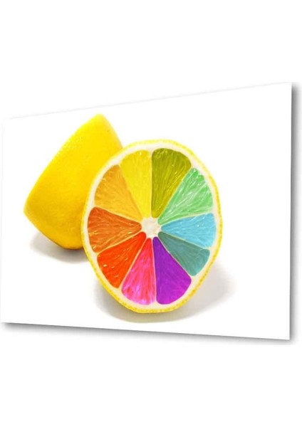 Meyveler Cam Tablo 4mm Dayanıklı Temperli Cam