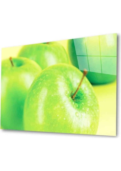 Meyveler Cam Tablo 4mm Dayanıklı Temperli Cam
