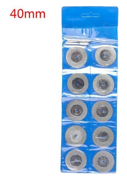Dremel ve Döner Cihazlar Için 40MM Dairesel Kesme Aşındırıcı Elmas Disk