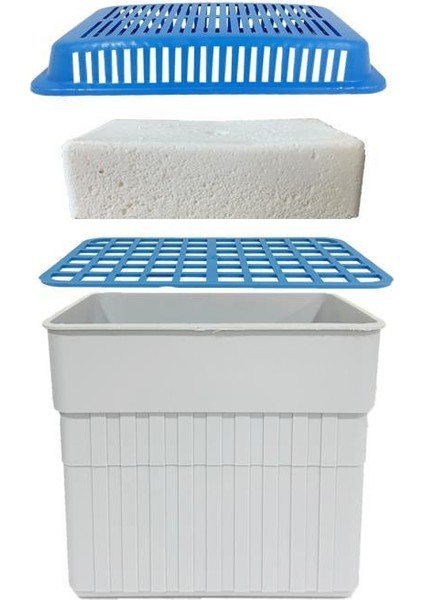 2 Kg. Dikdörtgen Nem Alıcı Aparat Lavanta ( 2 Kg. Blok )