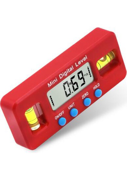Mini Dijital Ruh Seviyesi Elektronik Dijital Seviye Iletki Ekranı Verilerin Kolay Görüntülenmesi Için 360 Derece Ölçümü