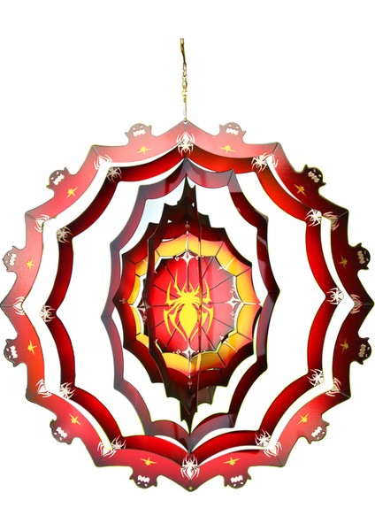 Örümcek Rüzgar Spinner Rüzgar Chime Asılı Döner Ev Balkon Yard Dekorasyon