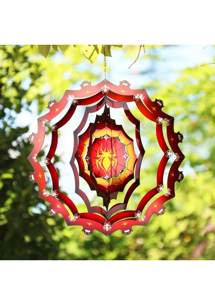 Örümcek Rüzgar Spinner Rüzgar Chime Asılı Döner Ev Balkon Yard Dekorasyon fiyatları