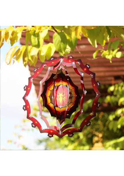 Örümcek Rüzgar Spinner Rüzgar Chime Asılı Döner Ev Balkon Yard Dekorasyon modelleri
