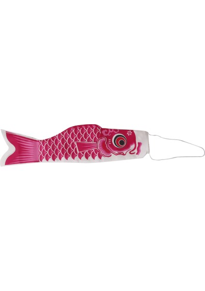 100 cm Japon Windsock Sazan Bayrağı Koinobori Sailfish Rüzgar Flama Pembe 100 cm Pembe